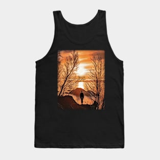 You are not alone - Joshua 1:9 Tank Top